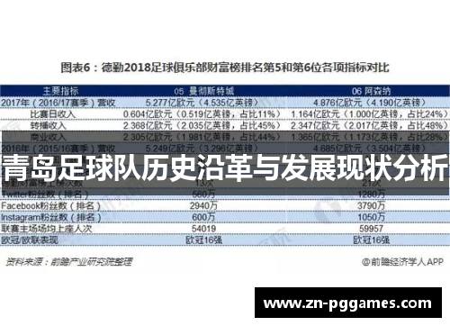 青岛足球队历史沿革与发展现状分析